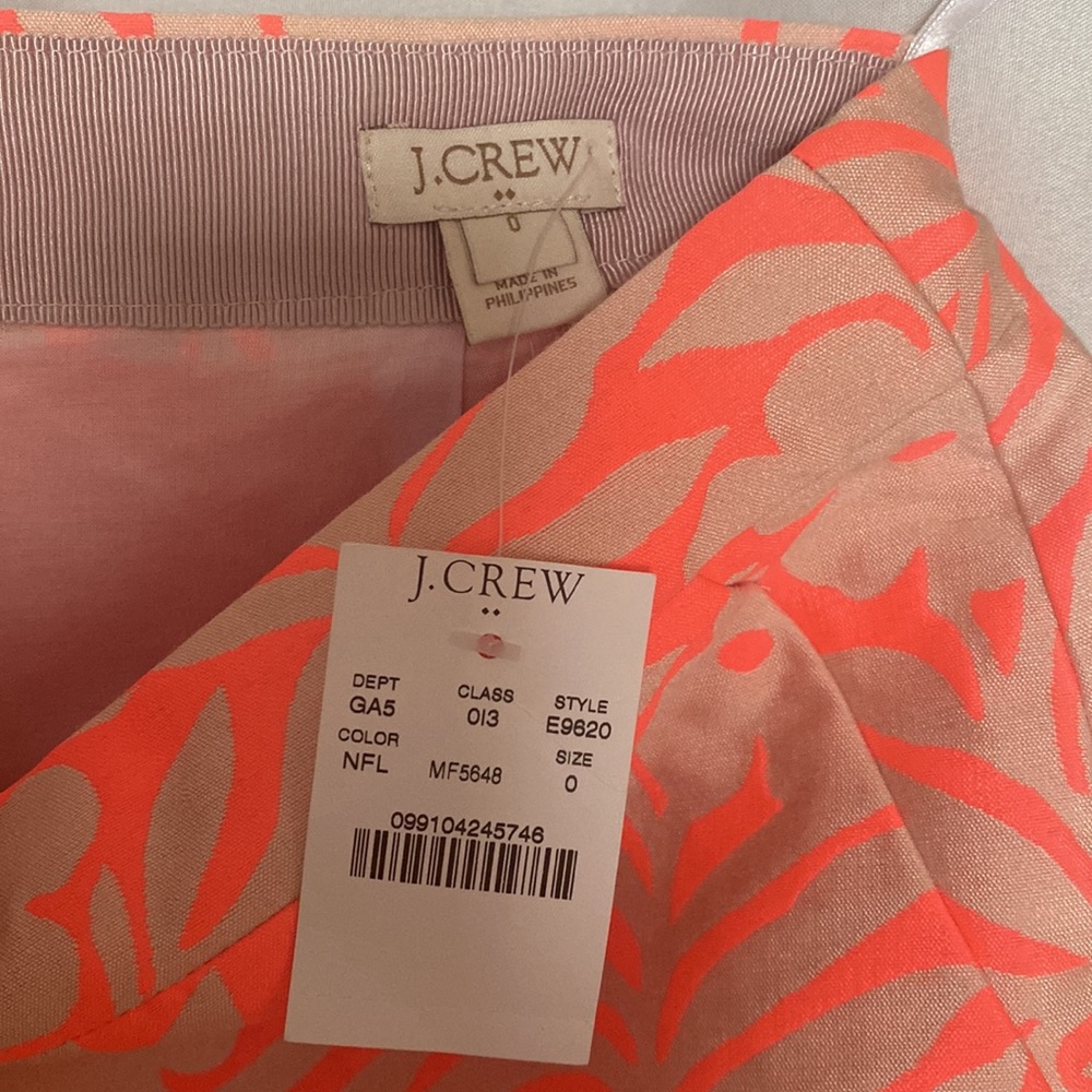 J. Crew Floral Mini Skirt NWT - Picture 2 of 8